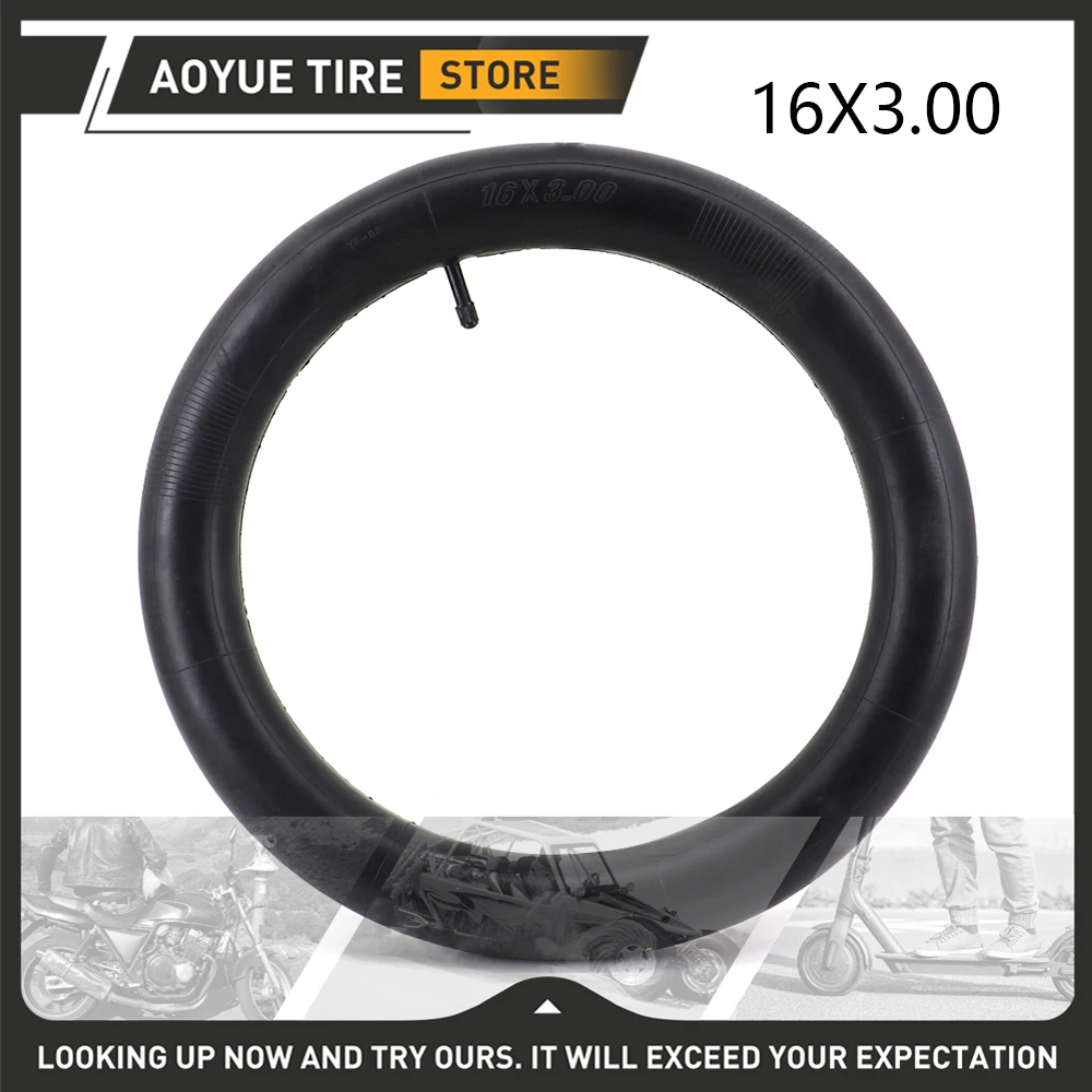 

Good Quality 16x3.00 Inner Tube 16x3.0 Inner with straight Camera 16 Inch Inner Tire for Electric Vehicle Accessories