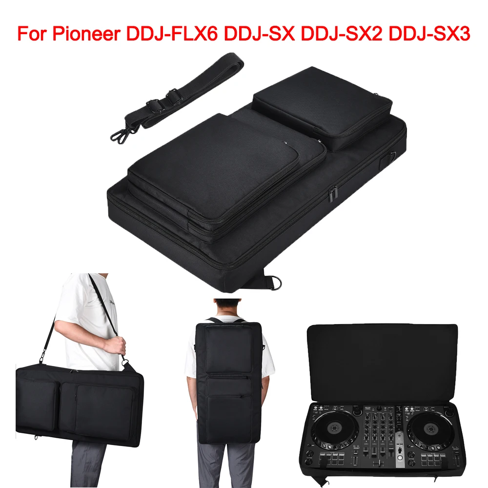 

Portable DJ Controller Padded Storage Bags Dustproof Turntables Protective Case Scratch-resistant for Pioneer DDJ-FLX6 DDJ-SX