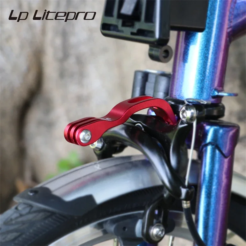 

LP LITEPRO Folding Bike Headlight Holder EIEIO Aluminium Alloy Light Bracket For Brompton Bicycle Accessories