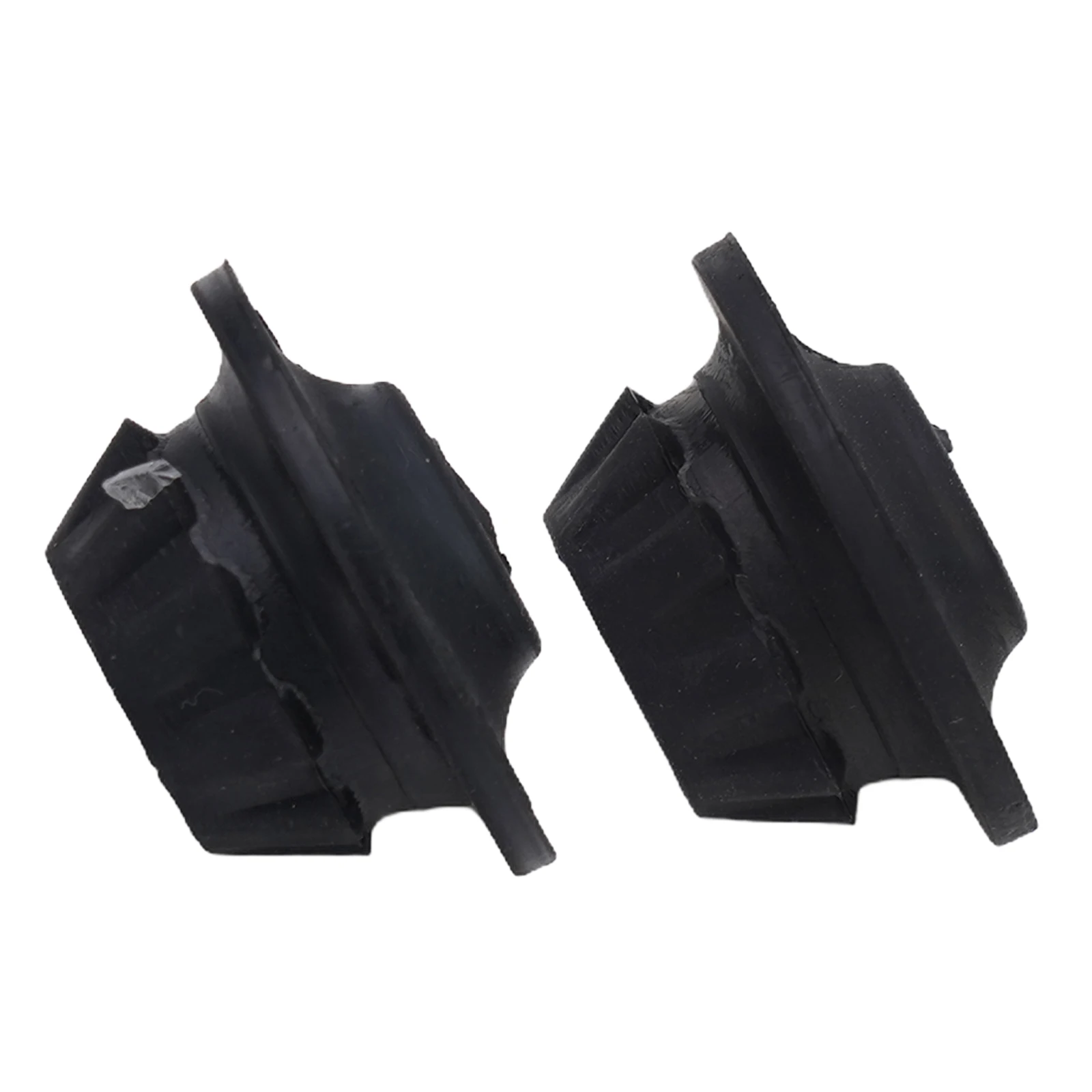 Practical Kit Rubber Mat For Nissan For Nissan Navara Qashqai 2PCS Black Radiator Mount Rubber High Quality New