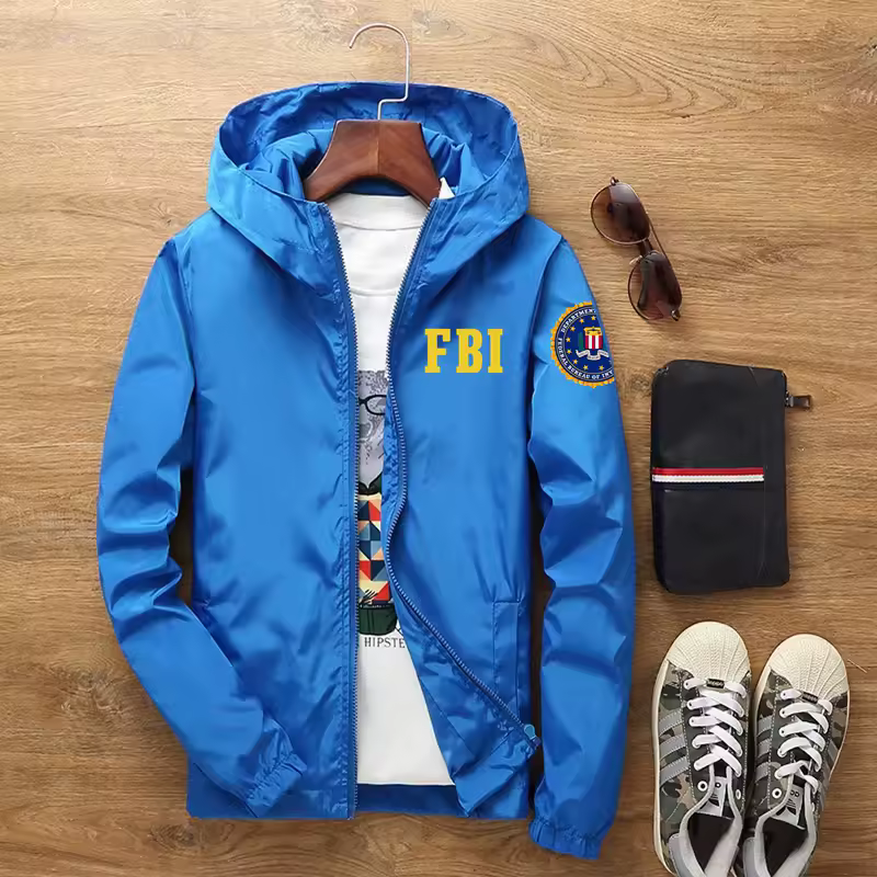 Waterproof FBI Shield Casual Jackets