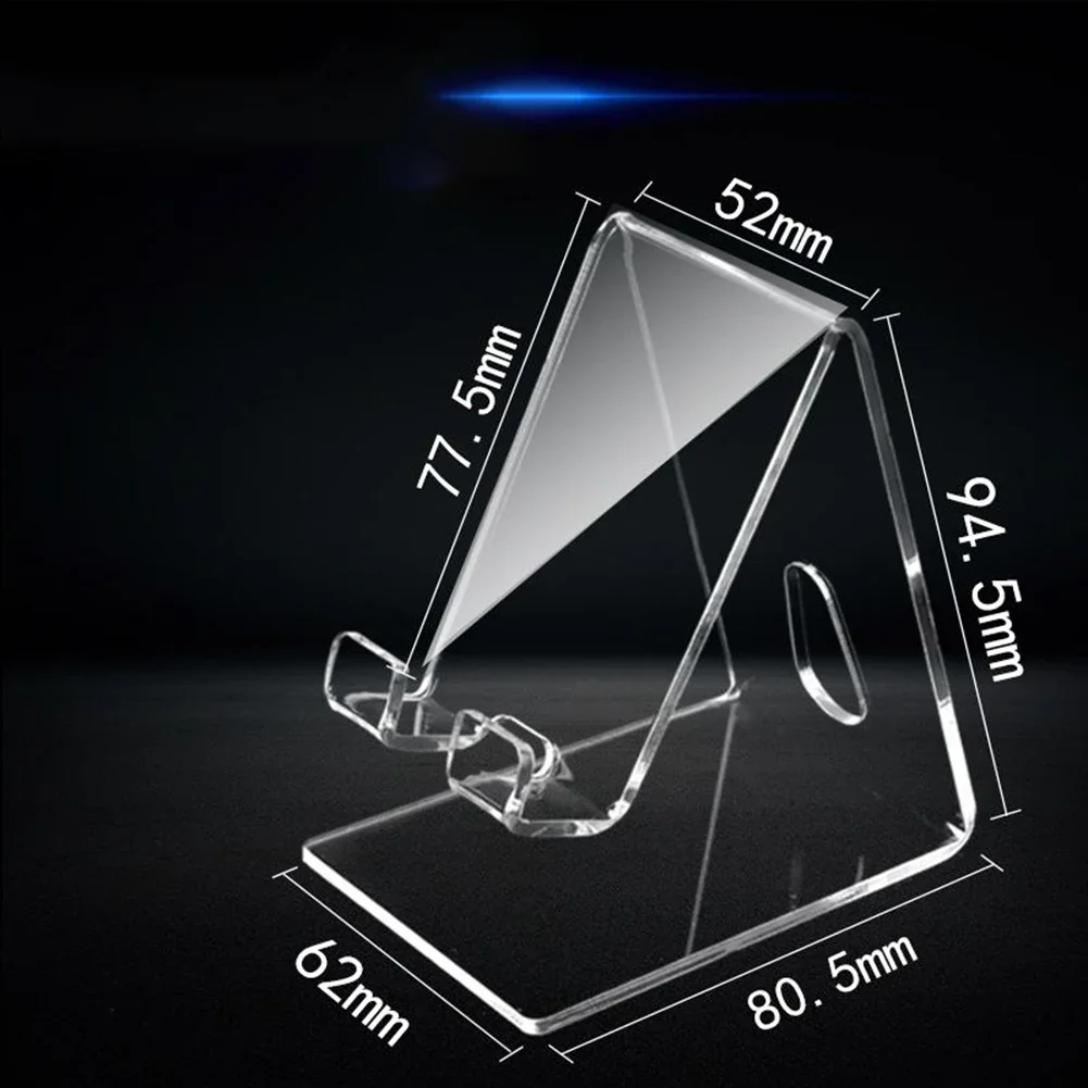 Mobile Mount Display Stand Bumps Protect Phone From Scratches Acrylic Desk Decoration Home D cor Irregular Shape