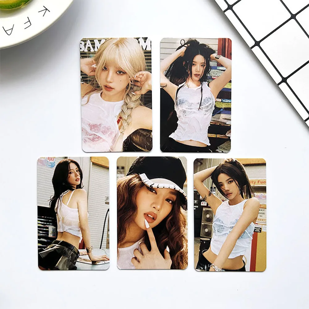 

5Pcs/Set KPOP (G)I-DLE Postcards Album I SWAY Double-sided Lomo Cards YUQI SoYeon MiYeon MINNIE ShuHua Photocards Fans Collect