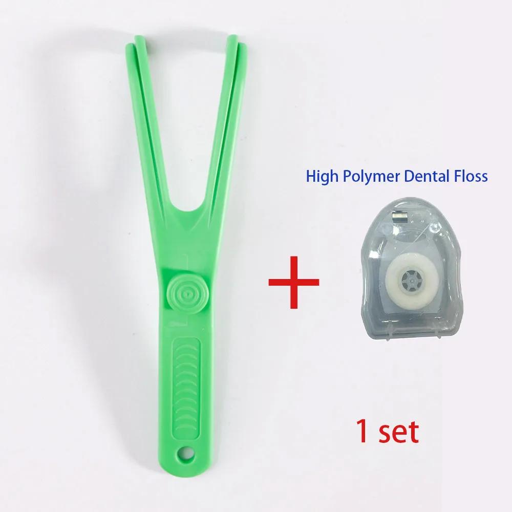 JNSUR 1 Stück Y-förmiger Zahnseidehalter, Interdentalreiniger, Zahnseide-Zubehör, Ersatz für Zahnseide-Picks, Mundpflege, Zahnstocher, Reinigung – Detail 4