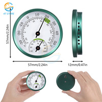 Mini Thermometer Hygrometer Thermometer Wireless Temperature Humidity Monitor Gauge for Home Office Temperature Humidity Meter