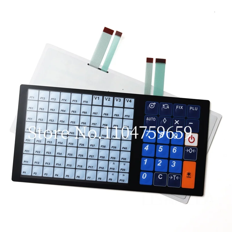 Brand New SM100HV+ Keypad including Overlay Efor DIGI SM100HV SM100HV+ Scales Parts Keyboard