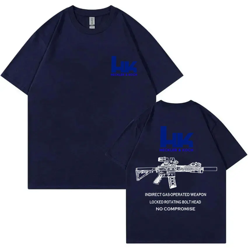 Heckler & Koch HK416 Graphic T-Shirt Forward Observations Group T Shirts Men Casual Retro Tshirt Summer Cotton Oversized T Shirt