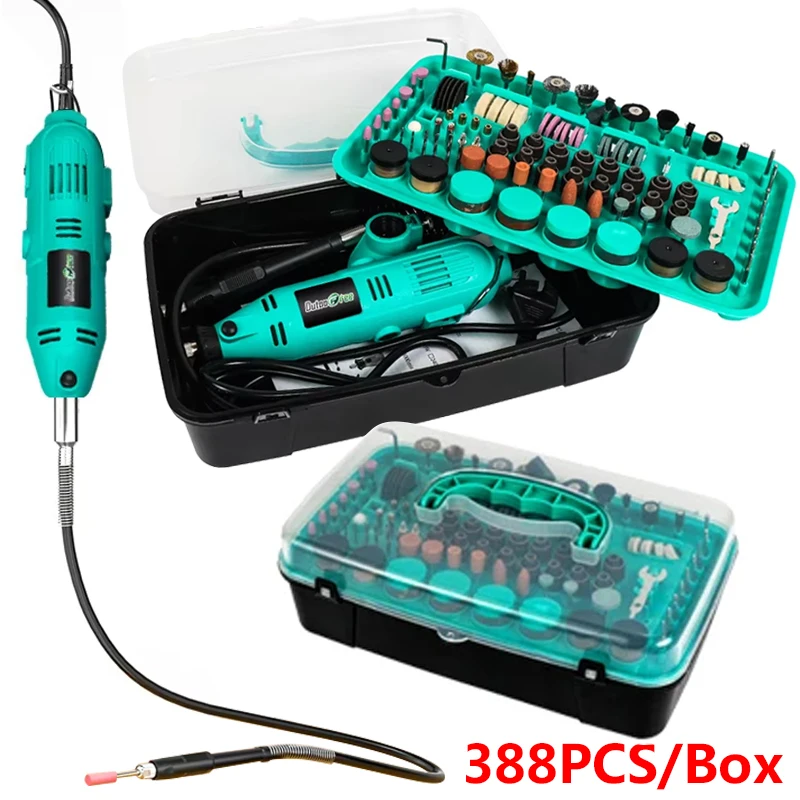 

110V/220V Electric Drill Dremel Grinder Mini Polishing Machines With Grinding Accessories Set 6 Speed Electric Rotary Tool