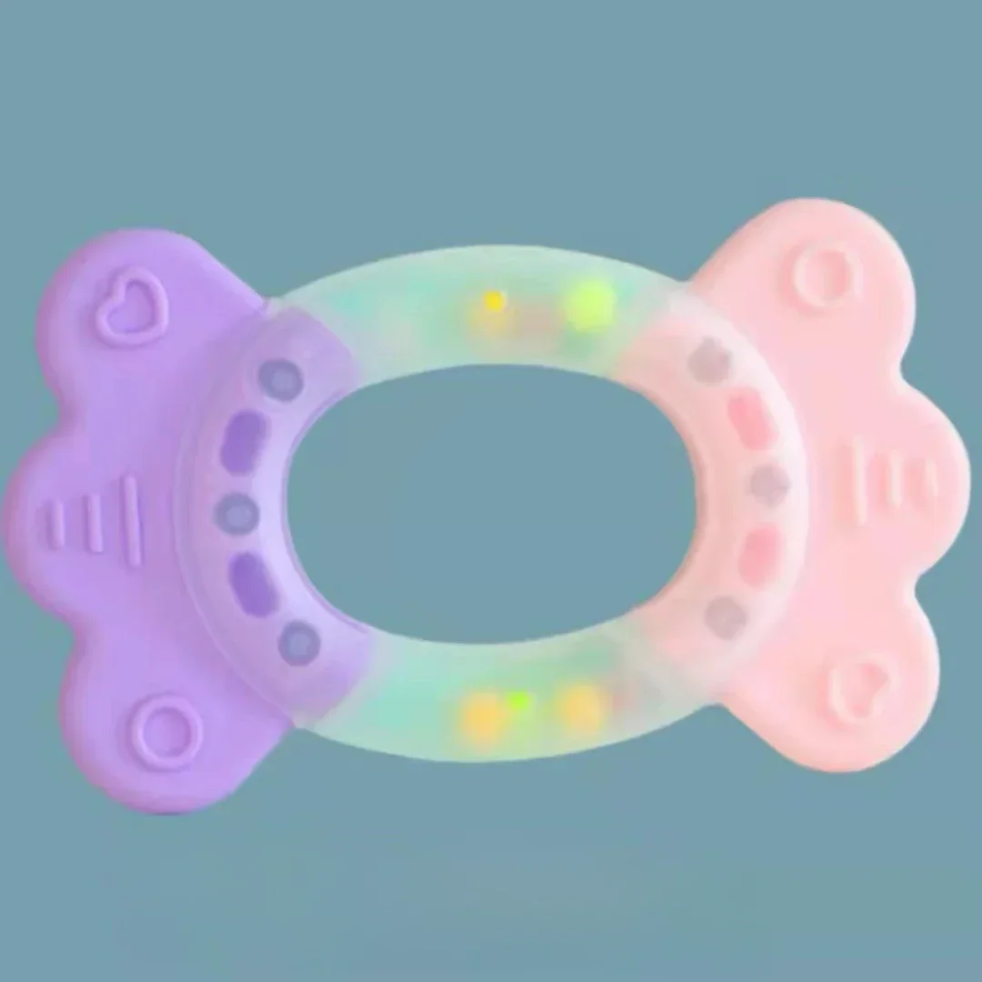 Newborn Toy Newborn Rattle Can Bite Baby 6-12 Months Old Holds Early Education Educational Pacifier 0-1 Years Old Baby Teethers