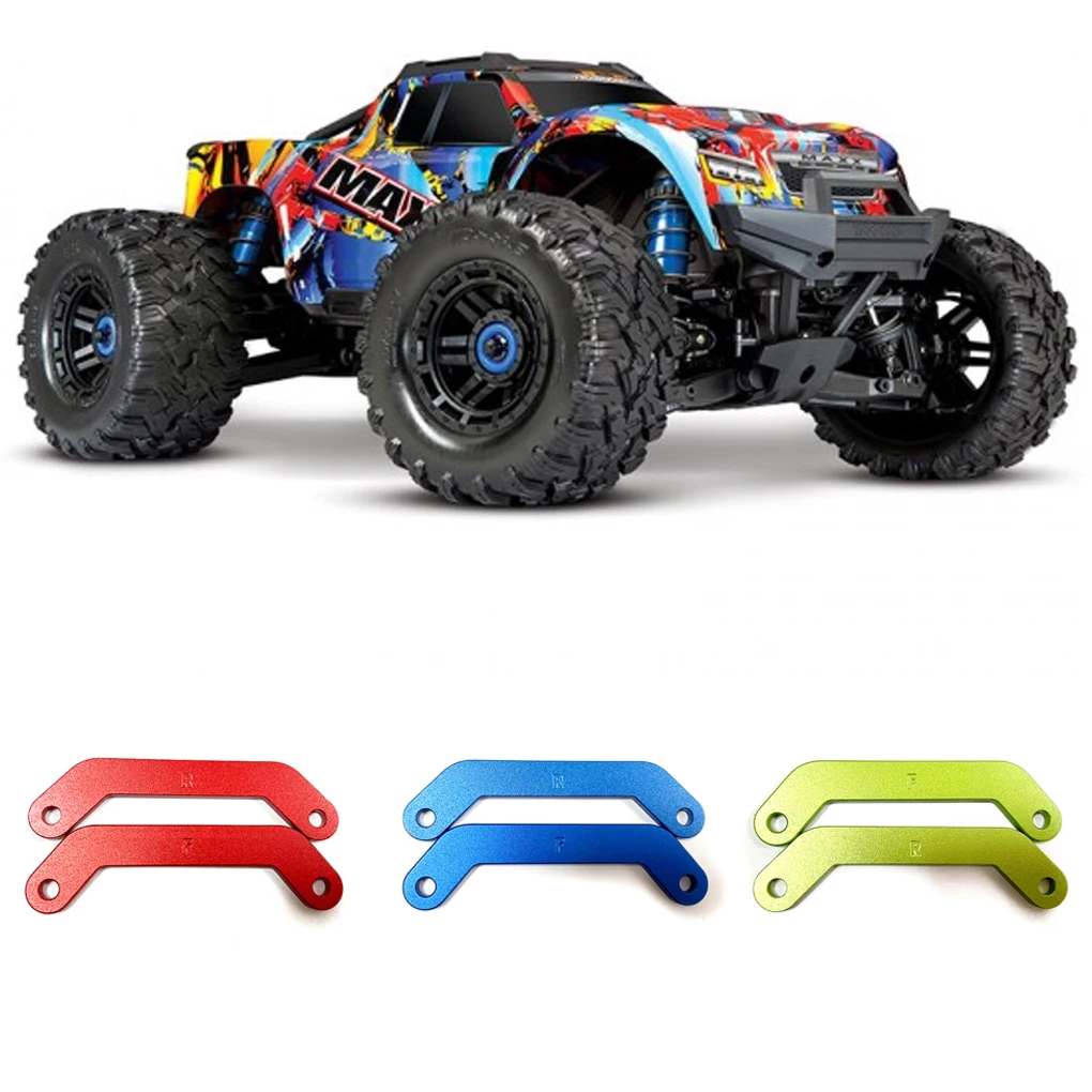 2pcs Aluminum Alloy 1/10 Front Rear Suspension Arm Mount For  MAXX RC Car Part RC Car Accessories Replacement Parts