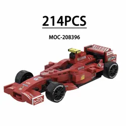 MOC-208396 Building Blocks F1 Rally Car F2007 Mini Racing Stitching Model 214PCS Children's Birthday Gift Christmas Toys Present
