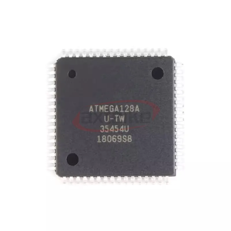 ATMEGA128A-AU ATMEGA128-16AU ATMEGA128 ATMEGA128A TQFP-64ไมโครคอนโทรลเลอร์ (MCU) 8-บิต128K Flash EEPROM 4K SMD IC