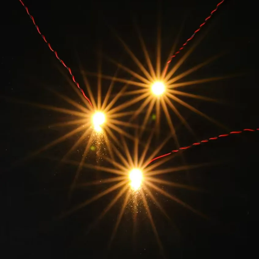 LYBMTWF ملحقات إضاءة LED لمحبي DIY 3 قطعة/الحزمة أضواء نقطية ملونة متوافقة مع نماذج مكعبات البناء