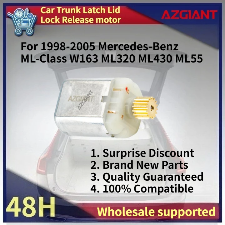 AZGIANT Car Trunk Latch Lid Lock Release motor for 1998-2005 Mercedes-Benz ML-Class W163 ML320 ML430 ML55 New replacement parts