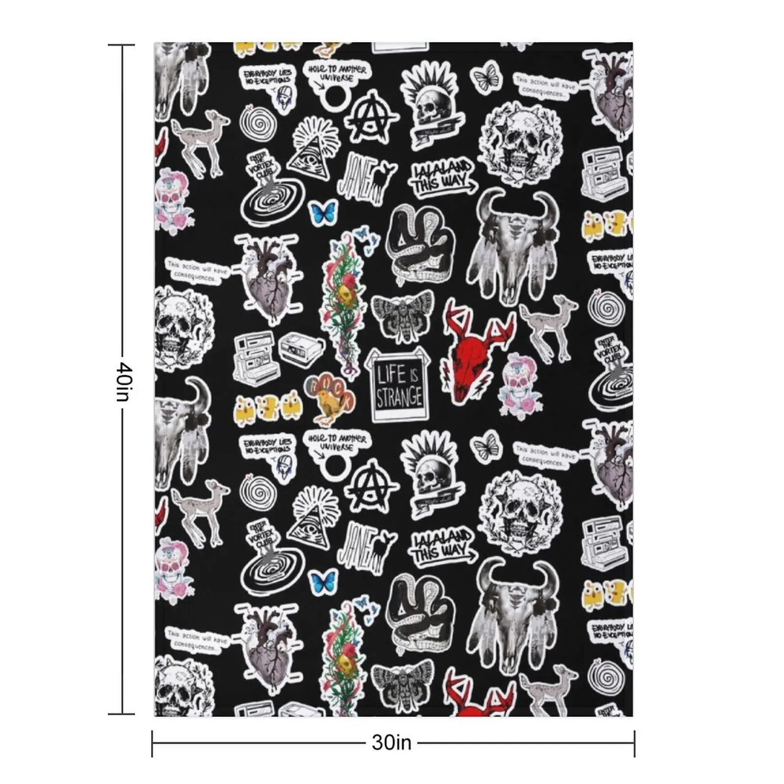 Life is Strange Pack Throw Blanket warm winter for babies Extra Large Throw Soft Beds Blankets