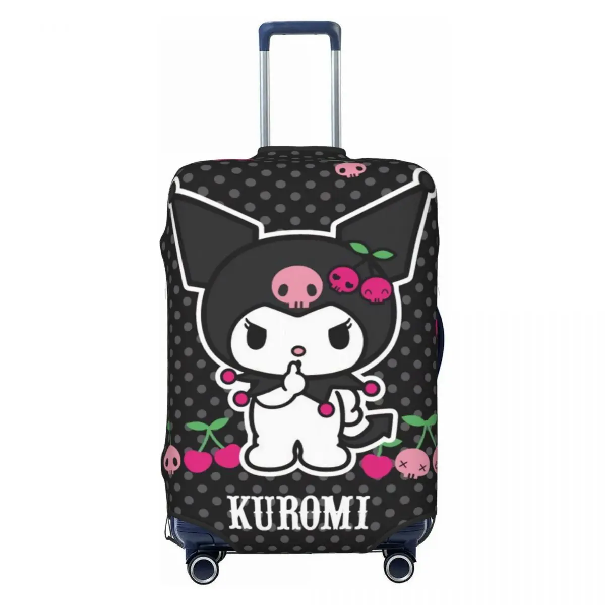 

Мода на заказ Kuromi мультфильм кошка чехол для багажа протектор пыленепроницаемые дорожные чехлы для чемоданов