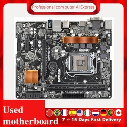 For ASRock H110M-HDV Original Used Desktop Intel H110 DDR4 Motherboard LGA 1151 USB3.0 SATA3