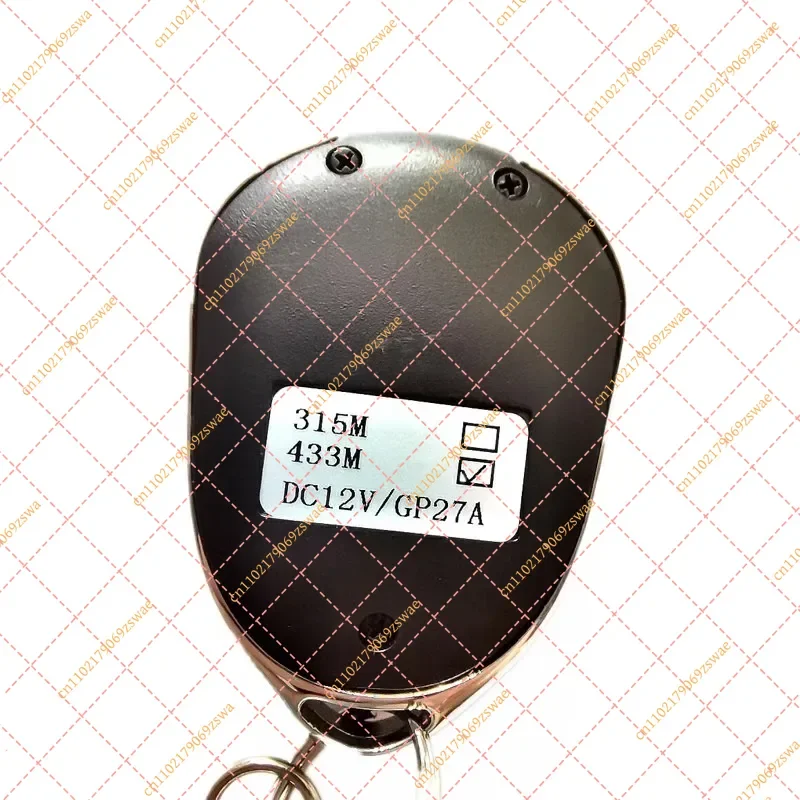 Receiver for DOORMAN 433M DC12V/GP27A Garage Door Car Roller Shutter Doors and Gates Remote Control, Without Battery