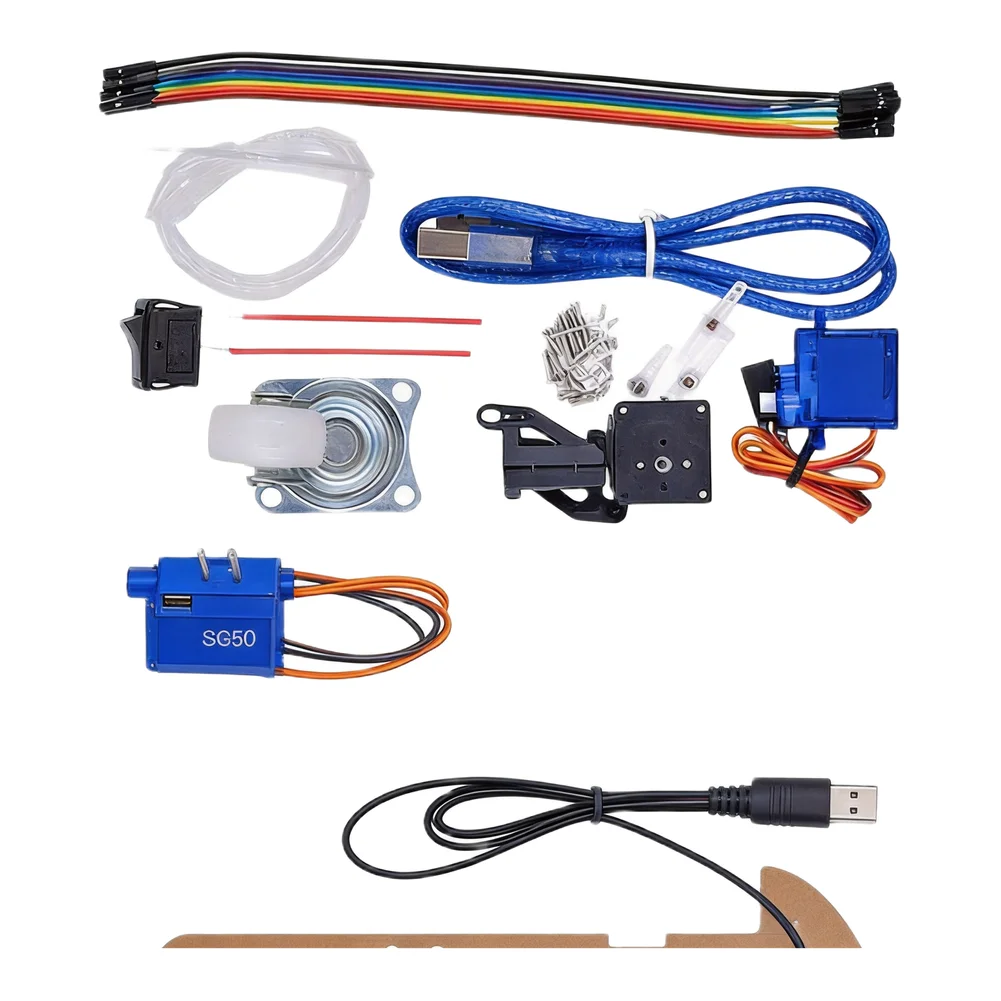 Intelligent Chassis Kit for Arduino with Obstacle Avoidance Tracking Sensors Fasteners and Six-Cell Battery Box