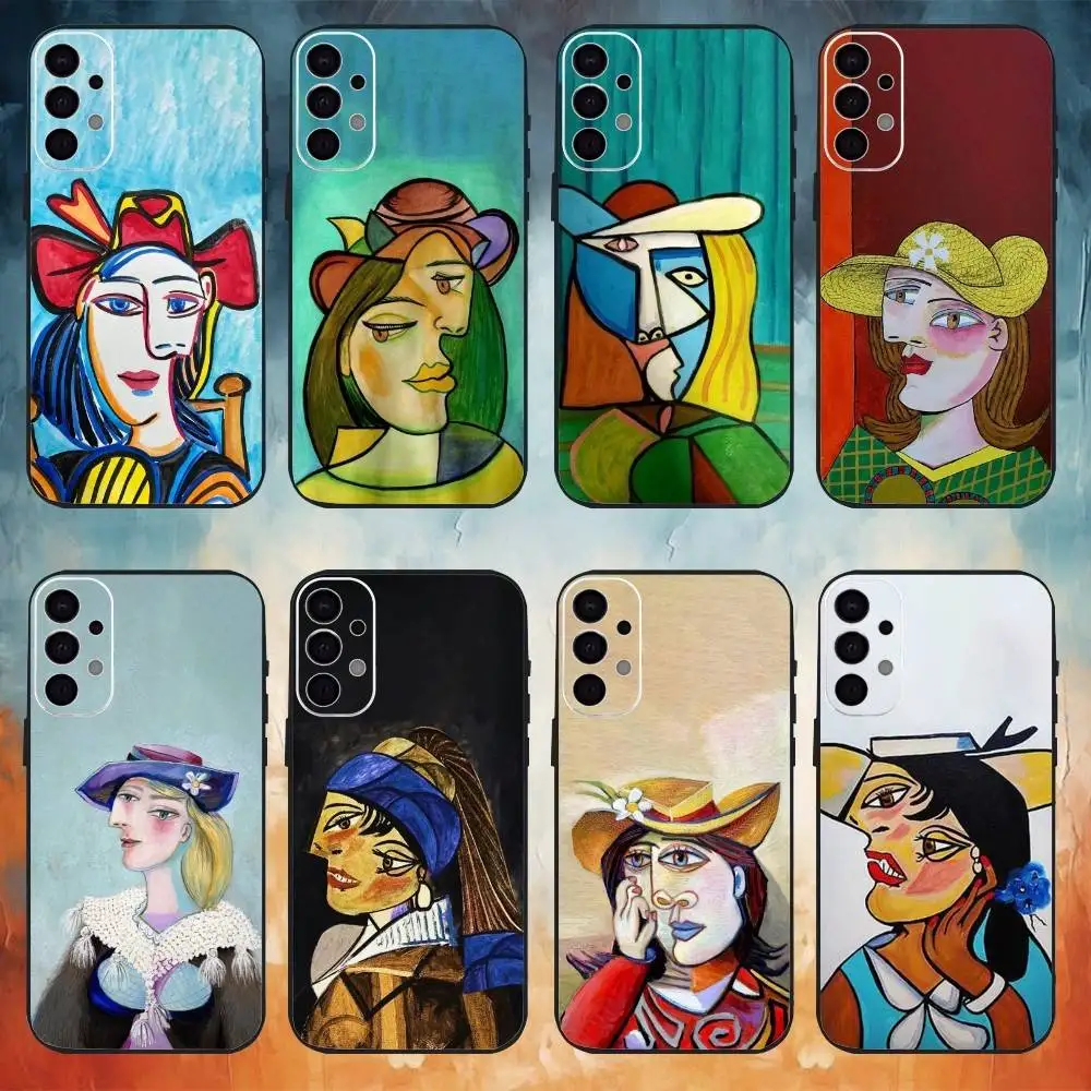 

Abstract Art Painting Phone Case For Samsung S25,S24,S21,S22,S23,S30,Ultra,S20,Plus,Fe,Lite Black Shell