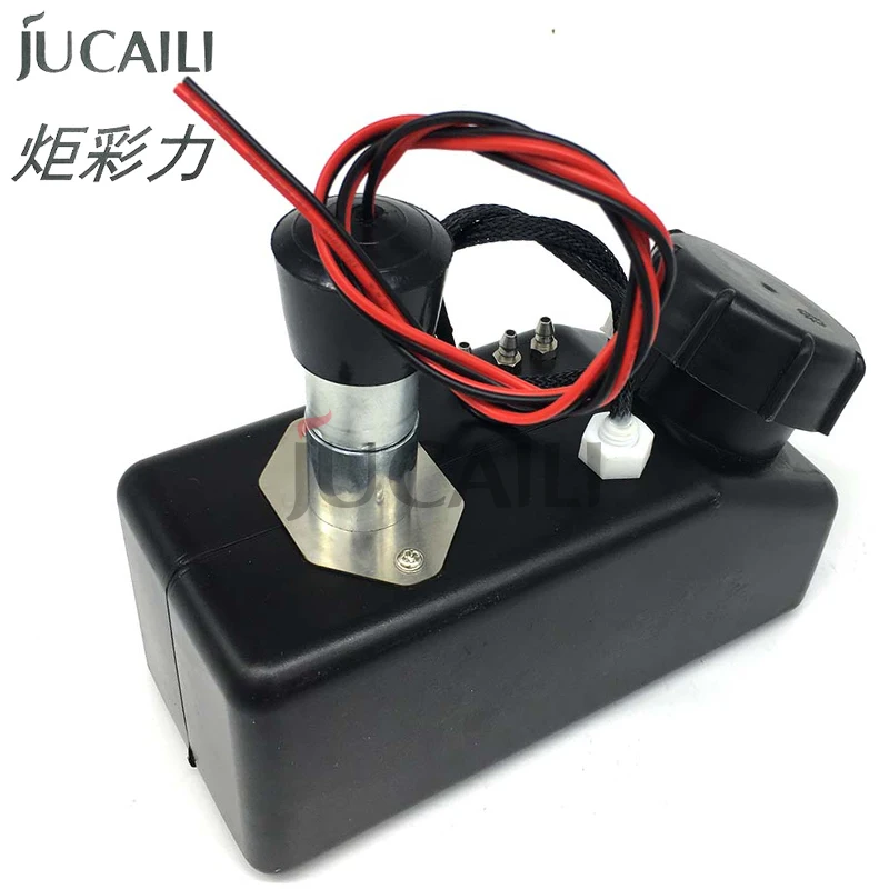 

JCL 1L UV Ink Cartridge DTF with Stirring Motor and Level Sensor for Inkjet Printer White Ink Tank Bulk CISS 1000mL