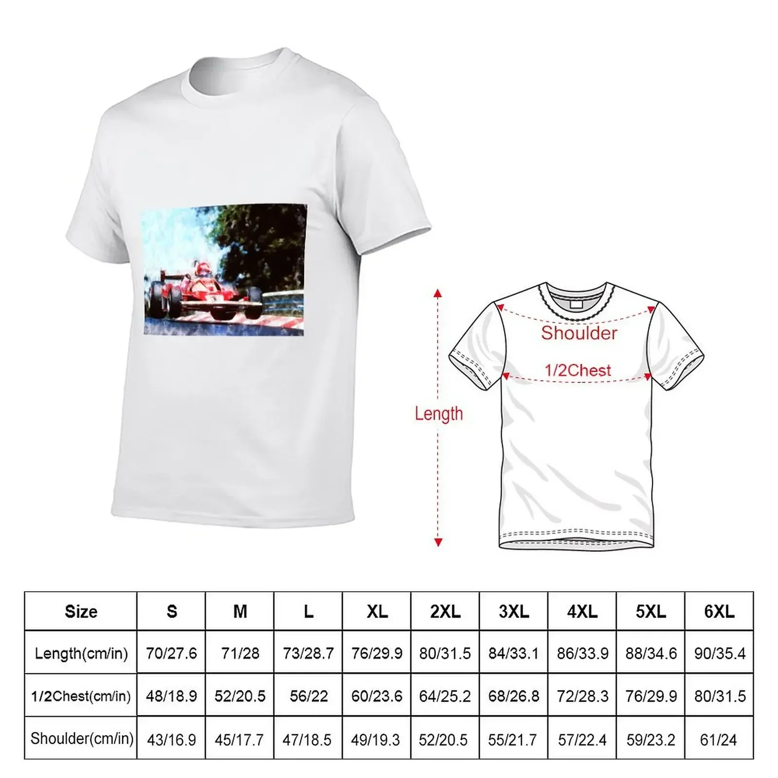 Niki Lauda T-Shirt vintage oversized graphic tee street wear blanks t shirt for men