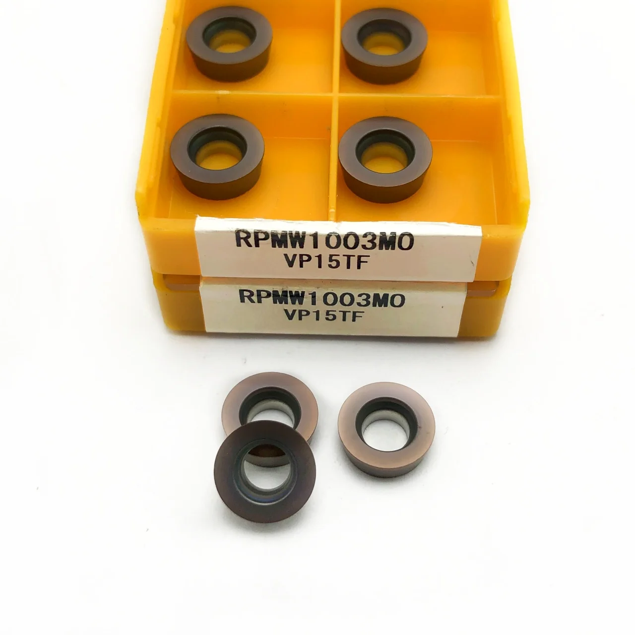 Originale RPMW1003MO RPMT10T3MOE-JS VP15TF CNC di alta qualità RPMT10T3MOE Tornio Utensile Inserto in metallo duro Tornio Parti di utensili da taglio