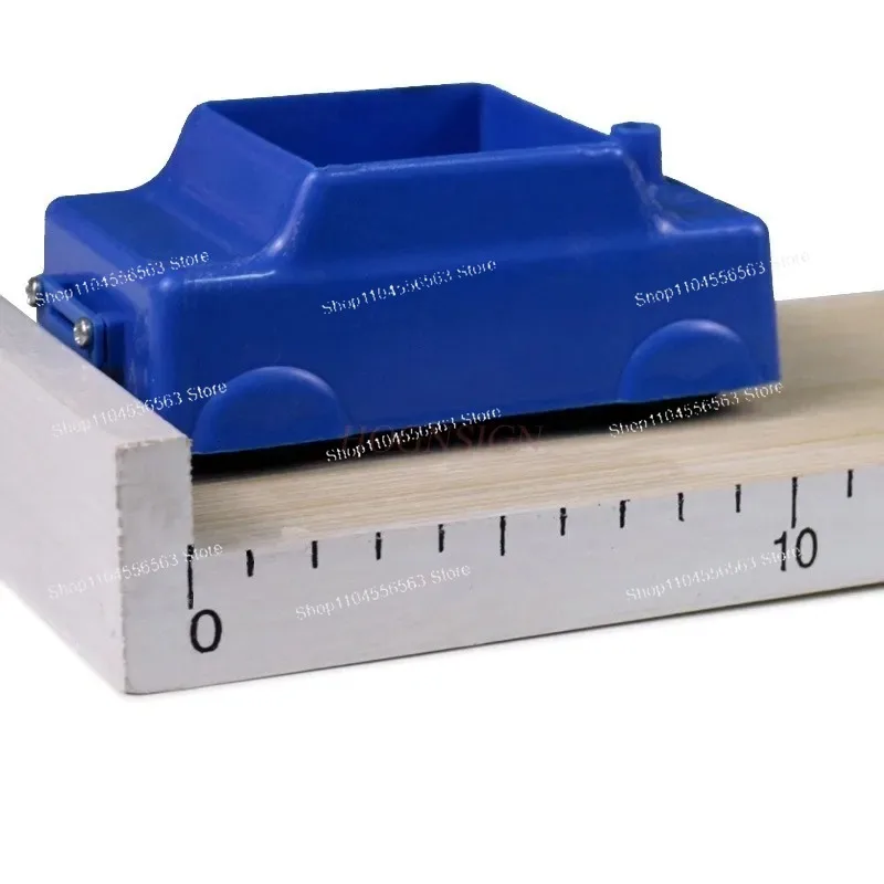 Physics Inclined Plane Car Friction Apparatus, Wood Board /w Pulley, Ruler for Middle School Mechanics Experiments