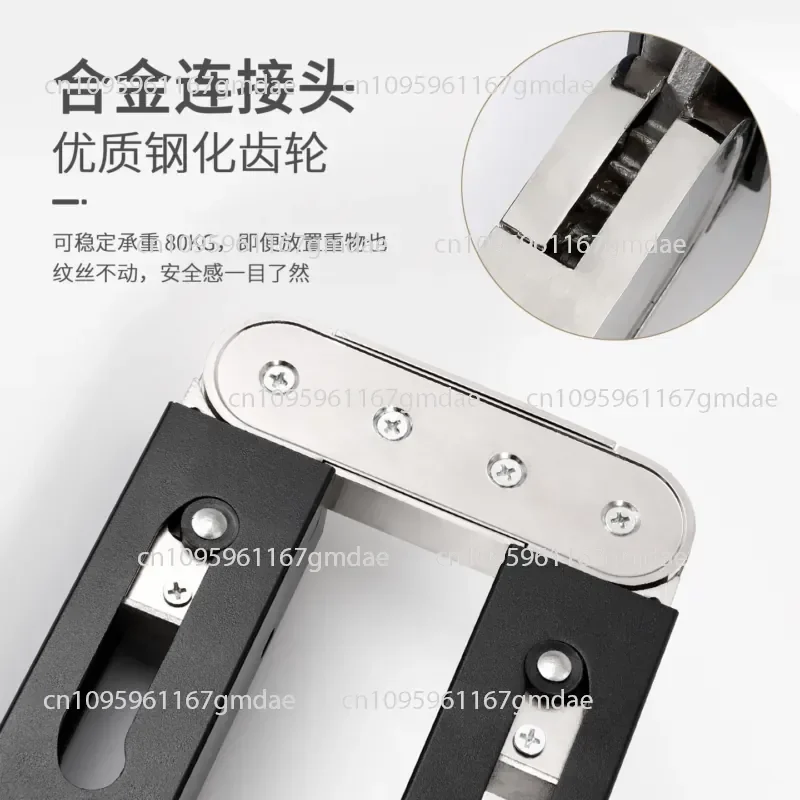 Folding table hardware accessories turn down, multi-functional hidden telescopic bar table, invisible folding table hardware
