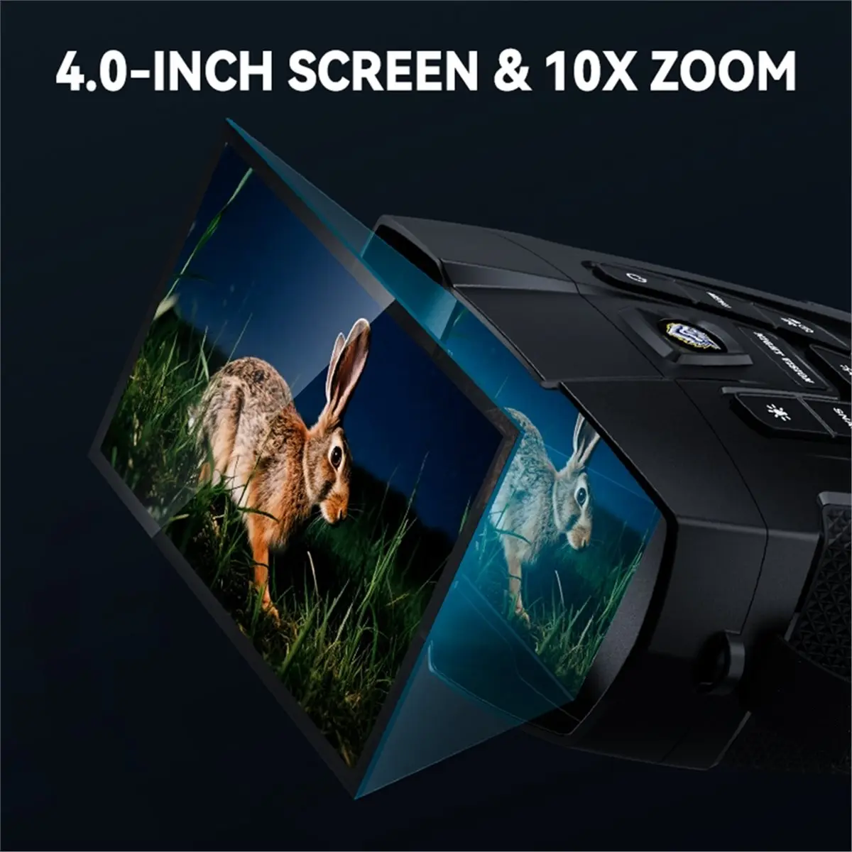 A86G NEW 4K Night Vision Monocular,Digital Telescope,10X Zoom Monocular Portable IR Night Vision Device for Outdoor Exploration