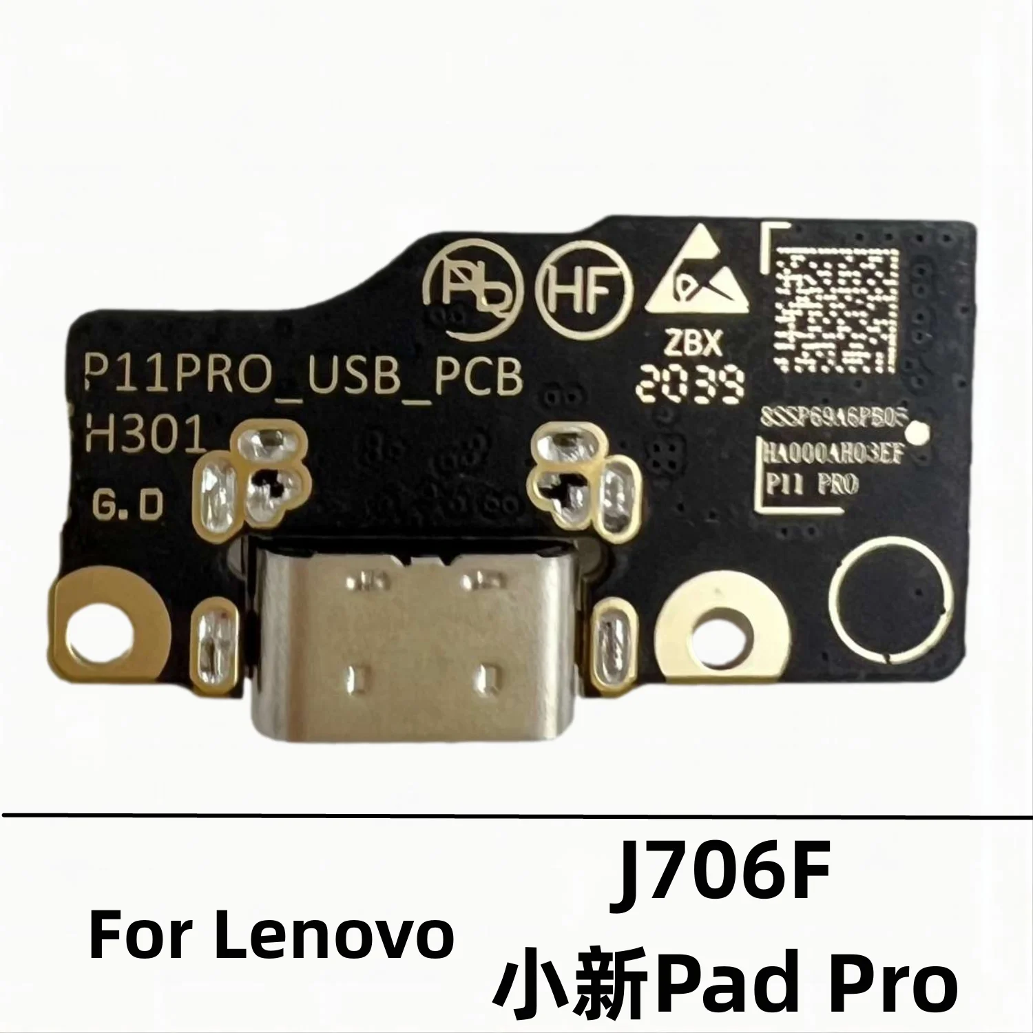 USB Charger Dock Connector Board Charging Port Flex Cable For For Lenovo Tab P11 Pro TB J706F Xiaoxin Pad Pro (2021)