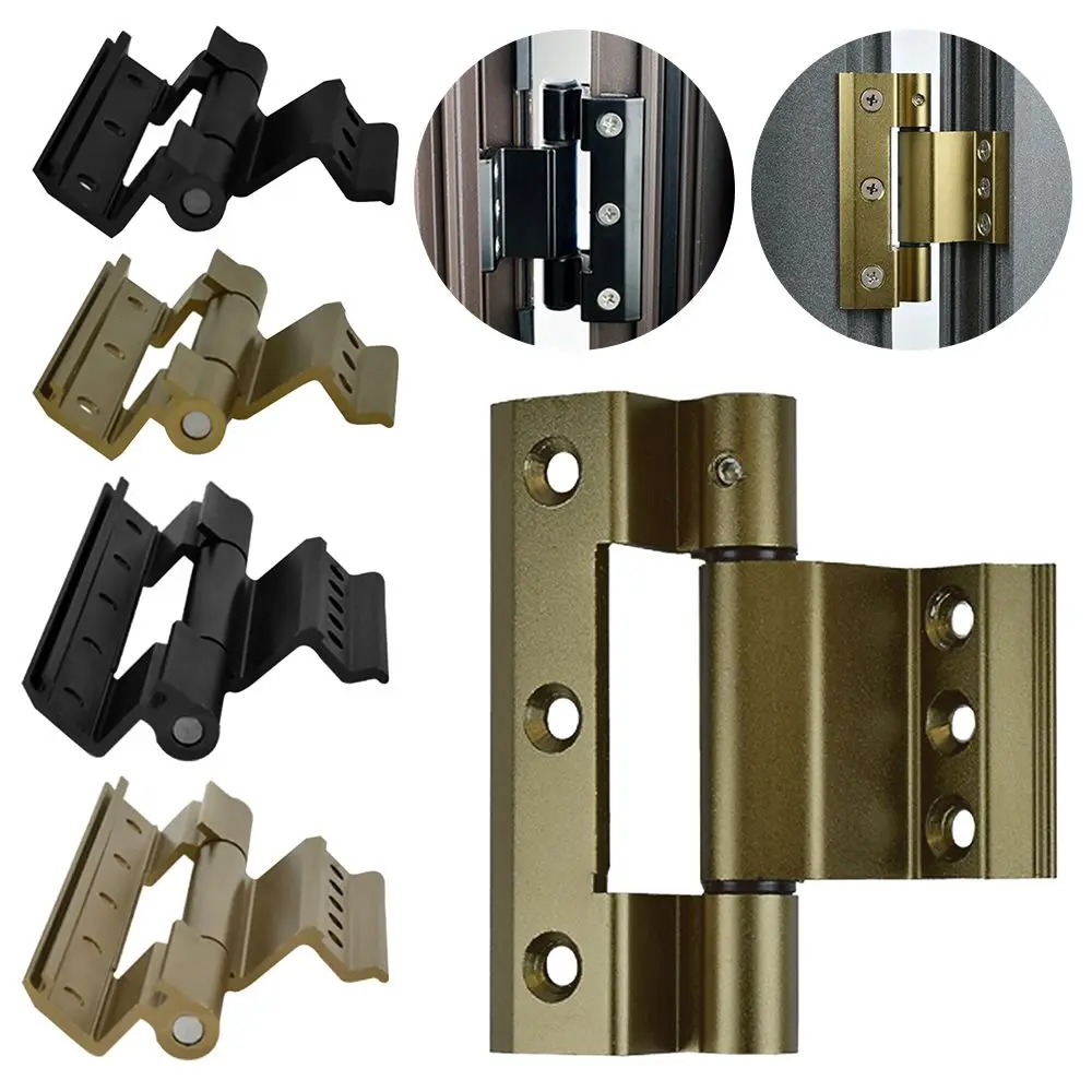 High Quality Aluminum alloy 180 degree Flush Hinges Door Semicircle Door Hinge Furniture Accessories