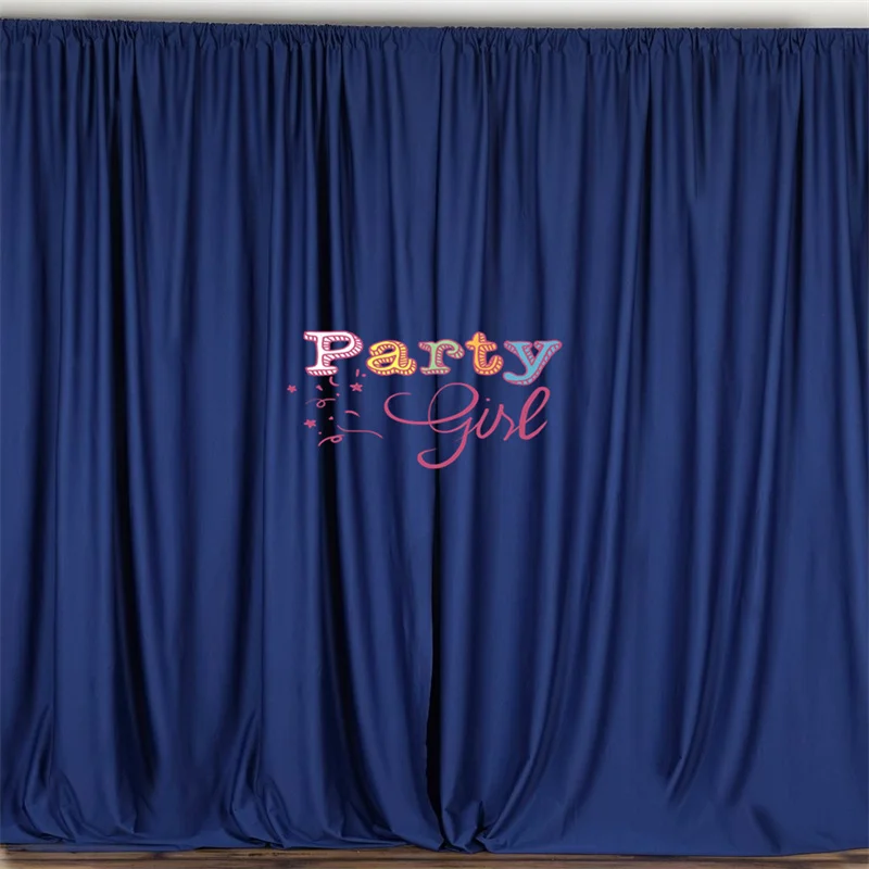 Seamless Panel Polyester Wedding Backdrop Curtain Stage Background Event Party Backdrops Decoration
