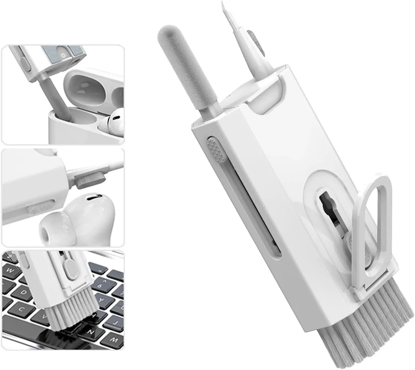 Cleaning Kit for Airpod 8-in-1 Multifunction Cleaning Kit for Cell Phone Earbuds Camera PC Smart Devices Cleaner Kit Accessory