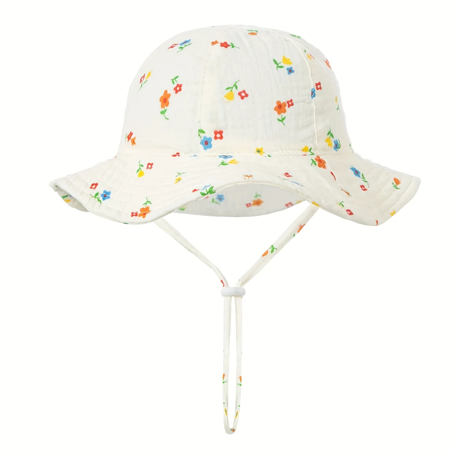 Unisex Cotton Baby Bucket Hat - UV Protection, Breathable, Adorable Animal Print - Outdoor Sun  for Beach & Fishing, 3-12 Months