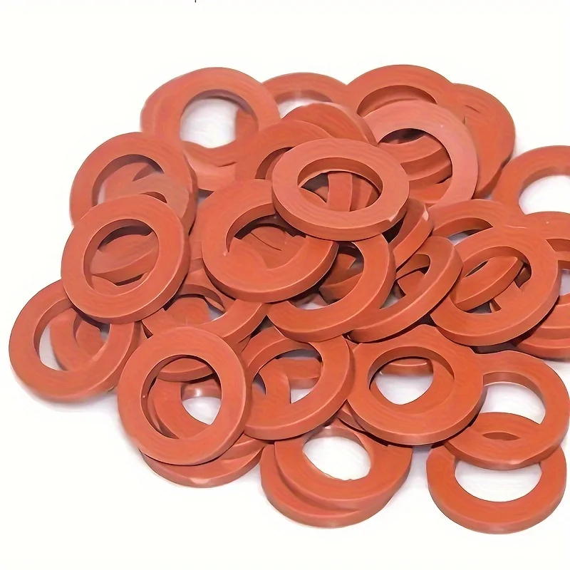 20pcs Red Rubber Garden Hose Washers, Durable Sealing Gaskets for Standard 3/4 Inch Garden Hose Fittings