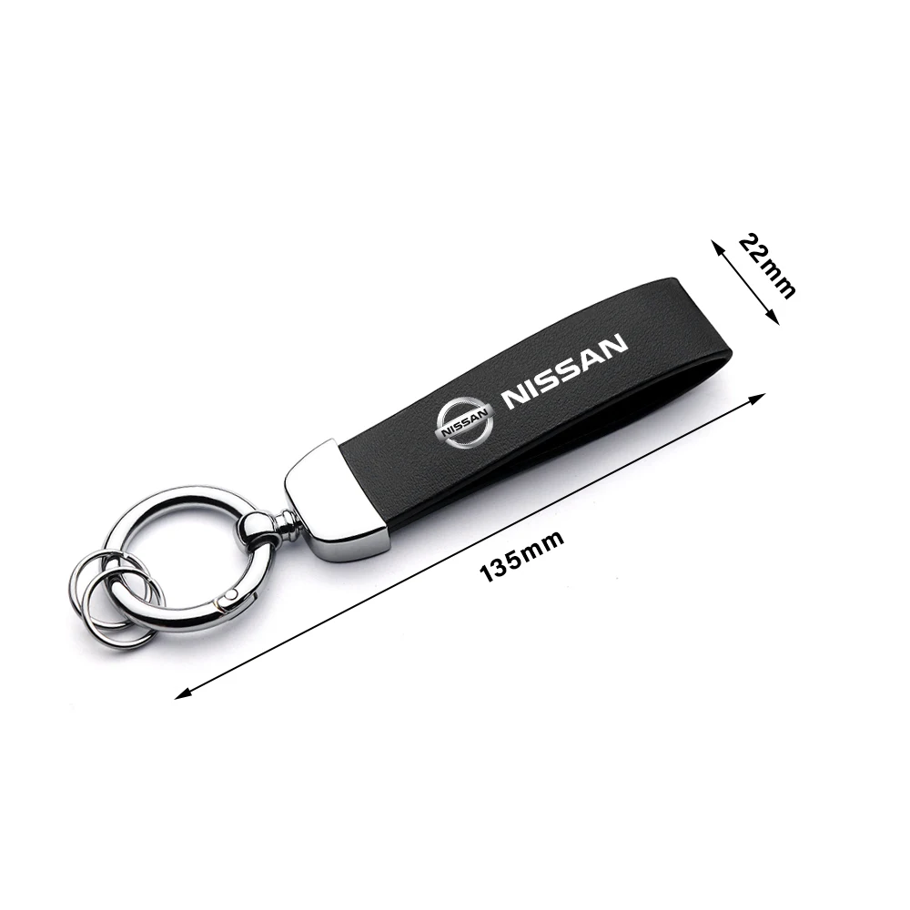 Car Styling Keychain Key Ring For Nissan Juke Qashqai X-Trail Leaf Patrol Altima Maxima Micra Murano Note TIIDA Pulsar GTR Nismo