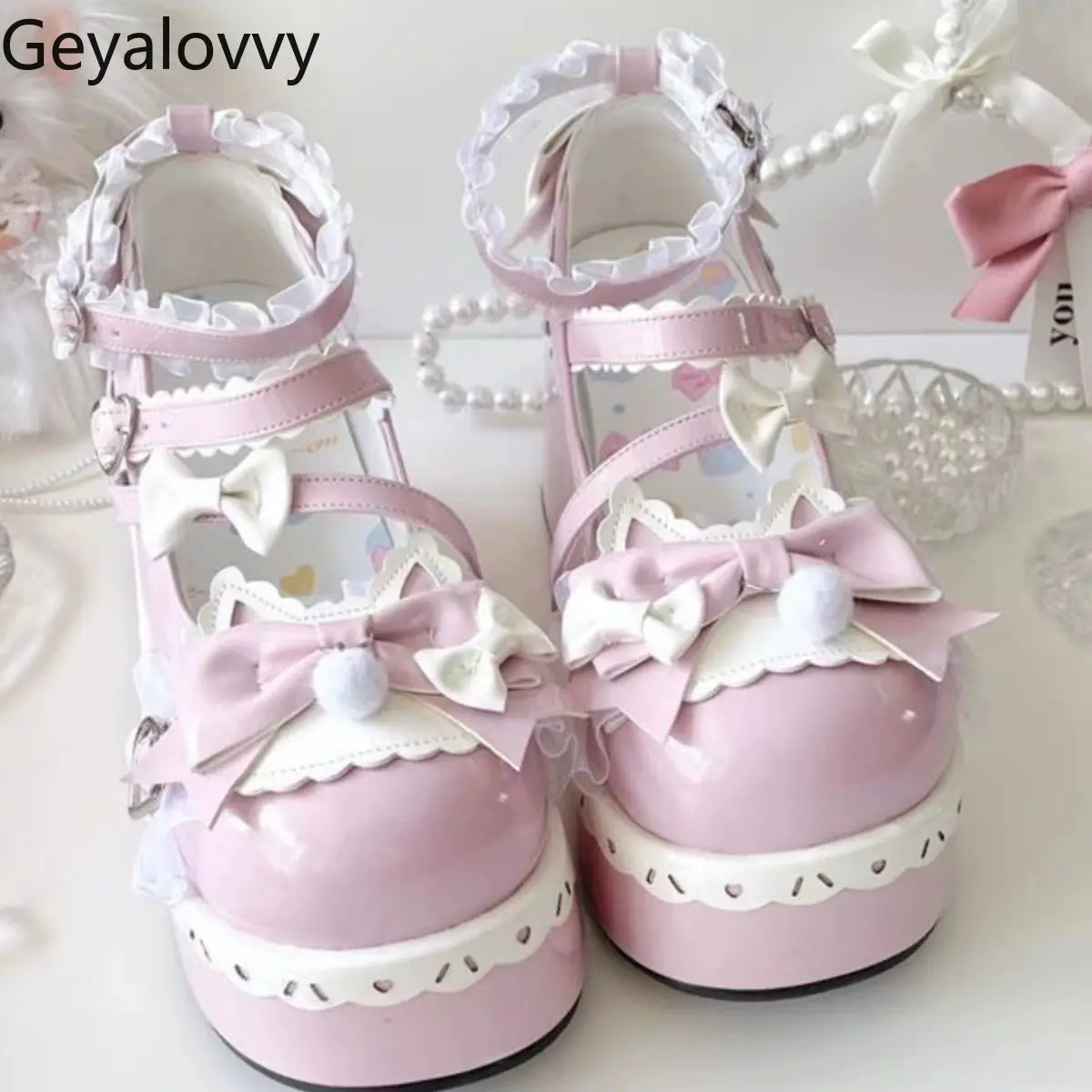 

Sweet and Cute Original Japanese Y2k Style Cool Jk Lolita Shoes Elegant Casual Spring and Autumn 2025 New Fashion Ladies Pumps