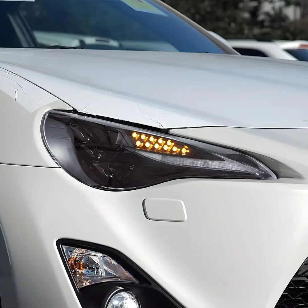 

Автомобильные передние фонари для Toyota GT86 Subaru BRZ 2012-2020, светодиодные автомобильные фары в сборе, обновление динамических линз проектора, автомобильные аксессуары