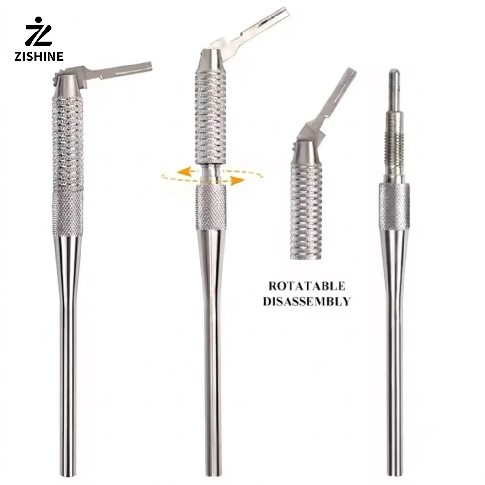 Dental 180 Degree Rotating Scalpel Handle 1Pc 2Pcs Surgical Micro Blade Holder for Dentist Oral Surgery Lab Tools