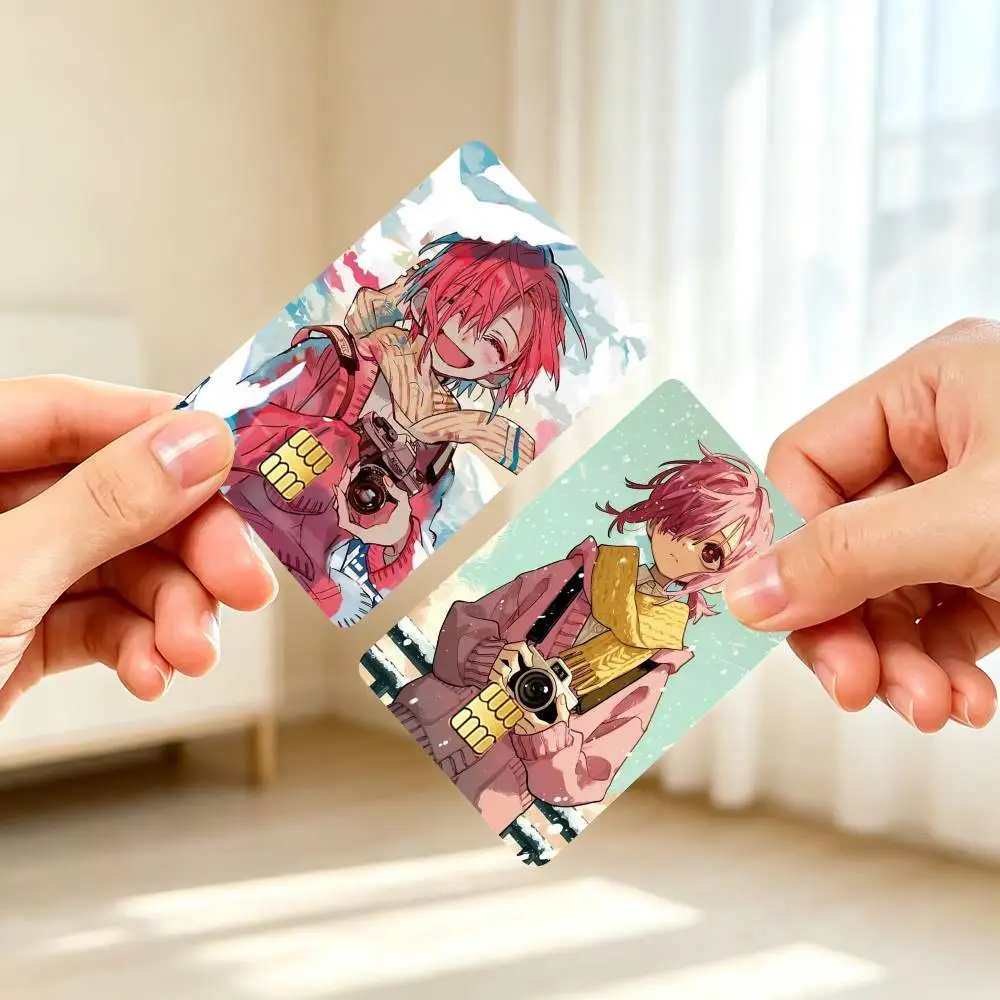 M-Mitsuba Sousuke Toilet-Bound Hanako-kun  Credit Card HD Stickers Small Chip Waterproof Sticker Game Card Decal Gift