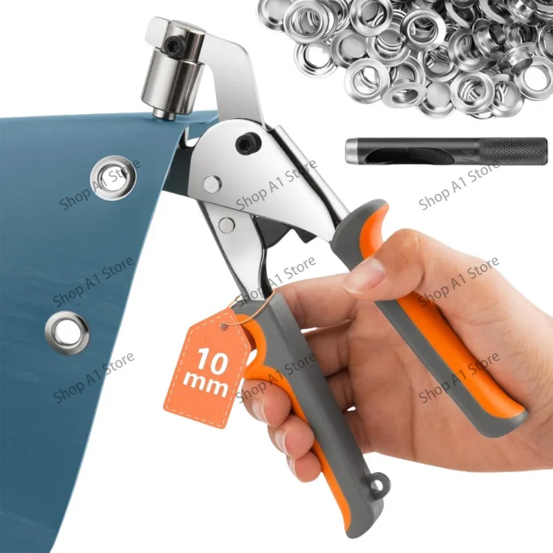 10Mm air hole buckle punching hole sail tent cloth metal corn buckle air eye buckle installation tool hand pressure pliers