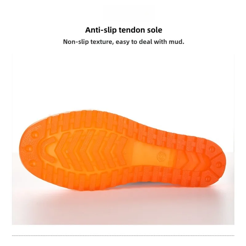 أحذية أمان للرجال أحذية المطر الصحية البيضاء عالية الجودة بنعال مطاطية متينة Zapatos De Seguridad De Hombre #6