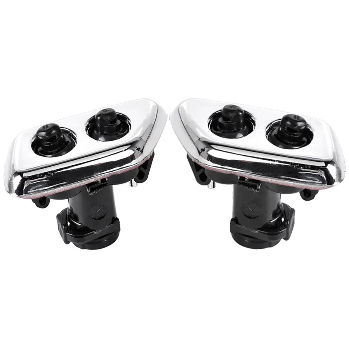 Classic 2X Head Light Lamp Windshield Washer Nozzles Jet DA805833AA Fit for Chrysler 300 C 2005-2007