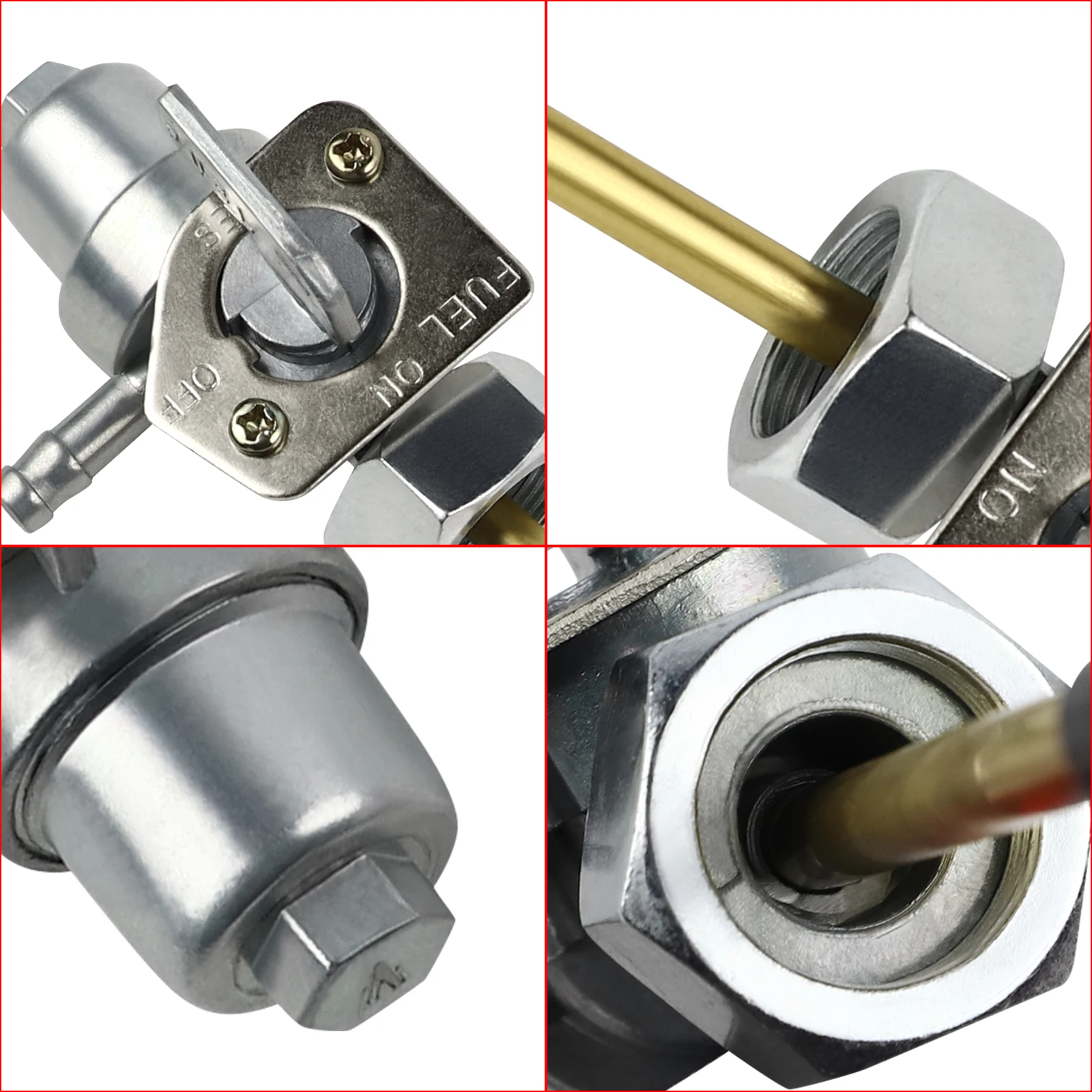 18mm Gas Fuel Tank Switch Cock Tap Valve Petcock for Honda XL250R XR250L XL350R XL600R VF750C 16950-KBR-000