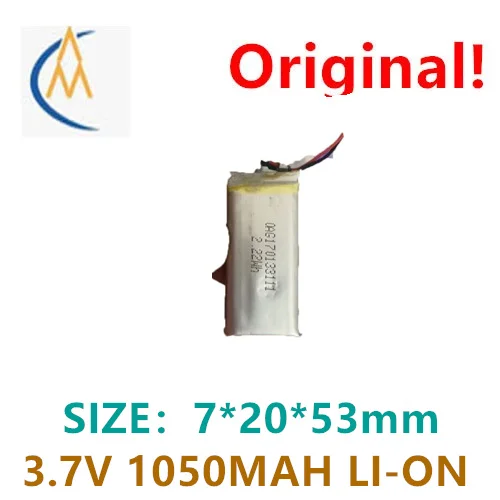 buy more will cheap 1050MAH polymer battery 702053 beauty device, smartwatch, shaver, pickups, 1.25 heads, 3.7V