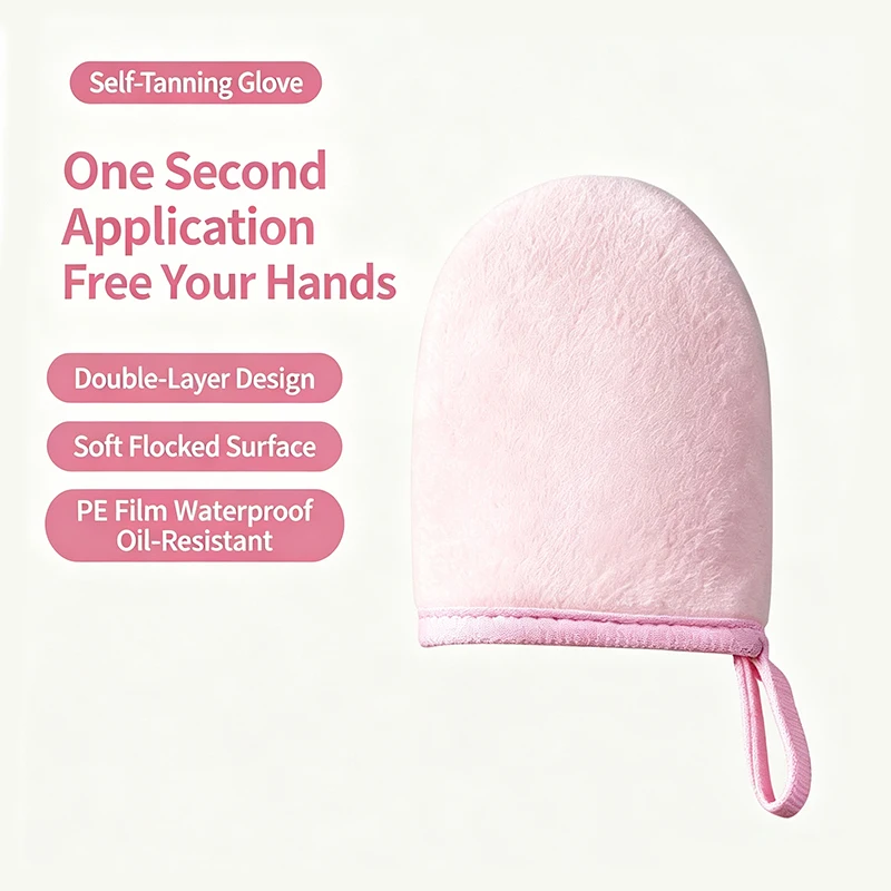 Body Lotion, Sunscreen, and Makeup Application Gloves. Non-staining Flocked Essential Oil Application Gloves, Suitable for Apply