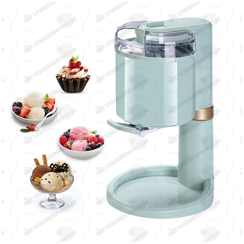 Household Ice Cream Maker Mini Frozen Yogurt Machine for Kids Homemade Diy Gelato Sorbet Electric Soft Serve Maker 1 Quart