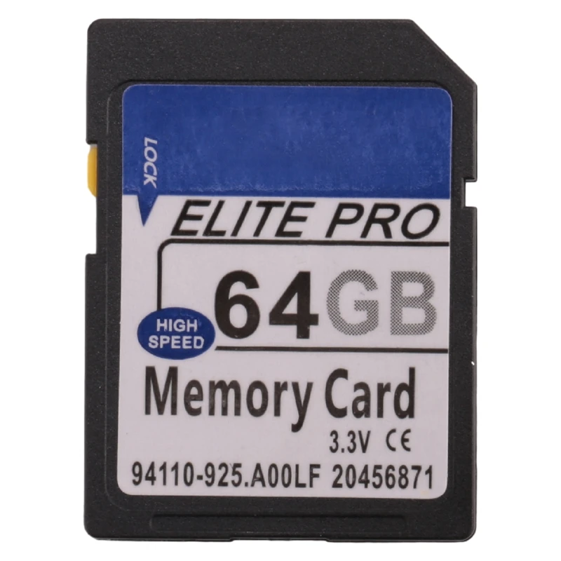 ODM Memory Card SD Card Support Navigation, Code Writing, High Speed Change CID Navigation GPS Map Only Once (64G) Durable