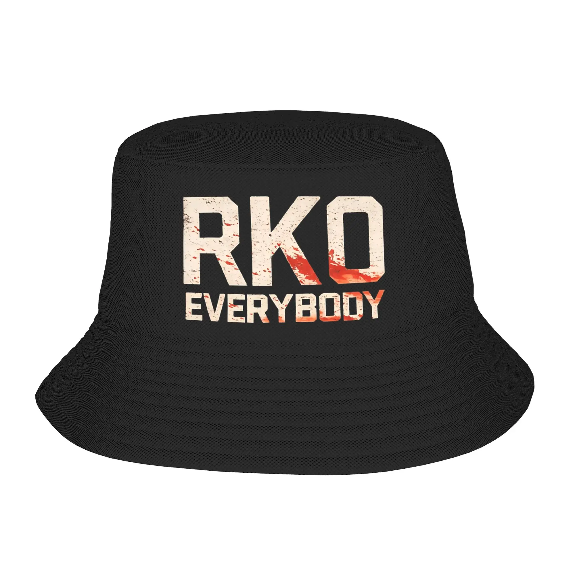 Unisex Kawaii Bucket Hats Randys Ortons RKO Everybody  Merch Bob Hats For Picnic Headwear Lightweight